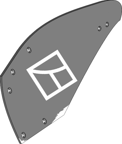 Streichblech-Hinterteil - links geeignet für: Krone Детали для плугов