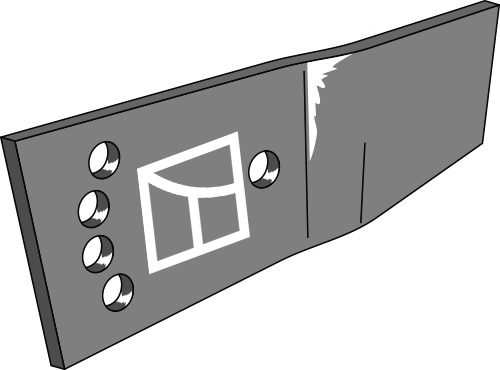 Streichblech-Verlängerung - links geeignet für: Grégoire Besson Körper Typ TA-Nr.8-H8NM