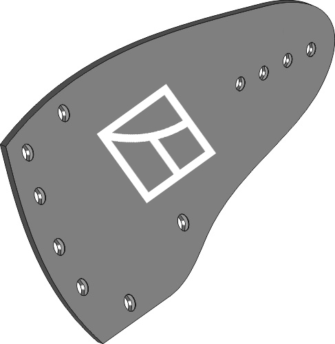 Streichblech-Hinterteil - links geeignet für: Grégoire Besson Körper Typ B3-E7