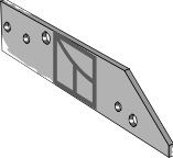 Landside - venstre geeignet für: Agrolux Underplove typ FC