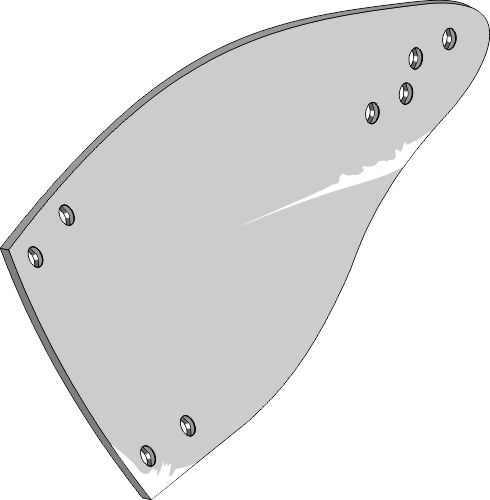 Versoir - gauche geeignet für: Överum Type du corps XU