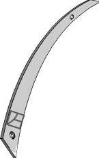 Streichblech-Streifen - links geeignet für: Agrolux pièces de charrue