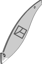 Streichblech-Streifen - links geeignet für: Agrolux Pflugteile