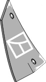 Streichblech-Vorderteil - links geeignet für: Fiskars Детали для плугов