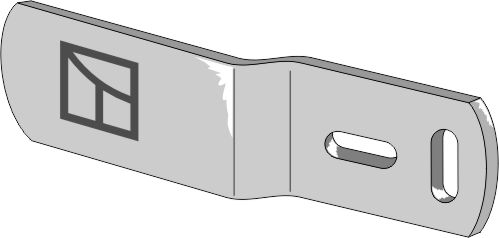 Listwa odkładnicy - prawa geeignet für: Massey Ferguson Typ korpusu pługa AH