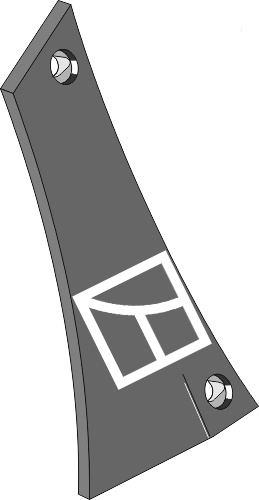 Streichblech-Vorderteil - links geeignet für: Överum plow parts