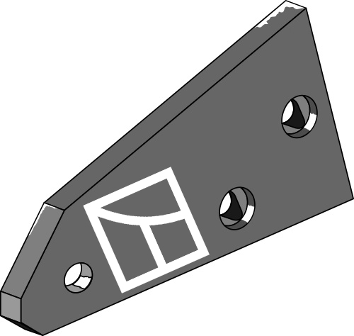 Nez de contre-sep - droite geeignet für: Överum Type du corps XLD