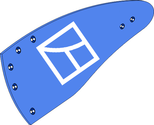 Aiveca HRP-326PL - esquerda geeignet für: Rabe Peças para charruas