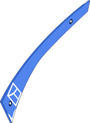 Streichblech-Streifen SRP350WL3 - links geeignet für: Lemken Детали для плугов