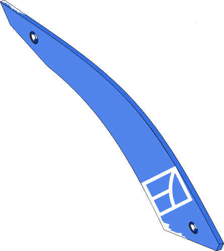 Streichblech-Streifen SRP350W41 - rechts geeignet für: Niemeyer Ploegdelen 
