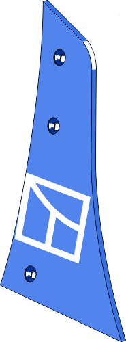 Raspa HRP-350O - direita geeignet für: Rabe Peças para charruas