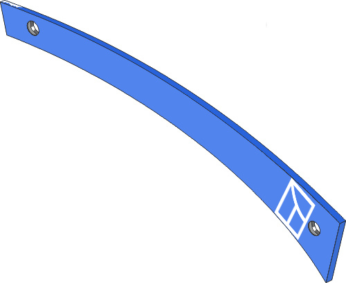 Streichblech-Streifen SRP236O2 - rechts geeignet für: Niemeyer Części płużne