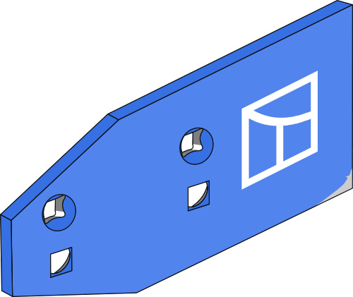 Rasto VP300O - direito geeignet für: Rabe Peças para charruas