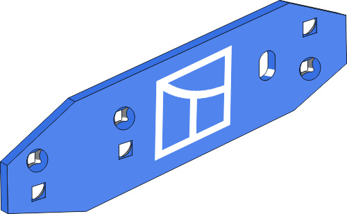 Rasto VP300O - direito geeignet für: Rabe Peças para charruas