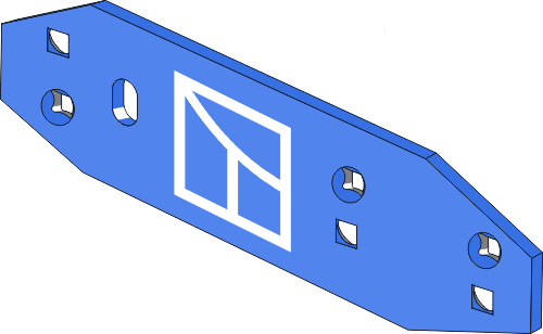 Rasto VP300OL- esquerdo geeignet für: Rabe Peças para charruas