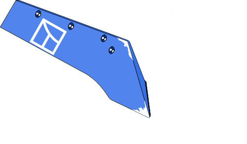 Schnabelschar verstärkt SSP351WP - rechts geeignet für: Rabe Pflugteile