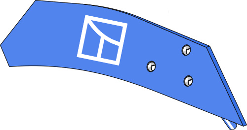 Deflector PDG-52 - direito geeignet für: Rabe Peças para charruas