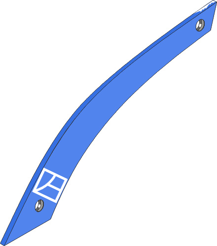 Streichblech-Streifen SRP358RL4 - links geeignet für: Krone Części płużne