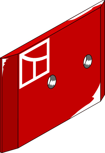 Chapa de proteção do rasto geeignet für: Vogel u. Noot Cepo tipo WY400 - Modelo antigo