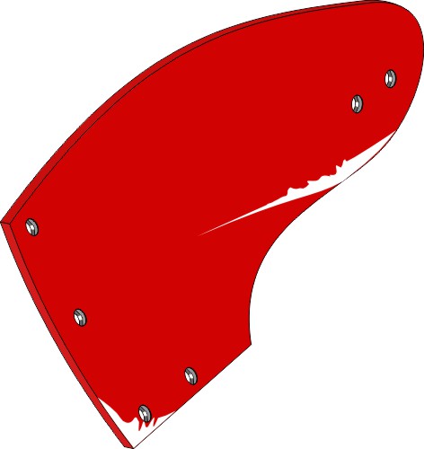 Streichblech-Hinterteil - links geeignet für: Amazone Körper Typ UN400