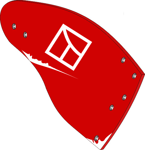 Streichblech-Hinterteil - rechts geeignet für: Amazone Körper Typ WY400