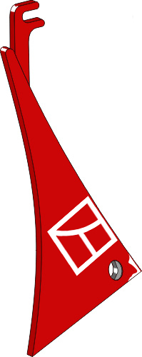 Streichblech-Vorderteil - links geeignet für: Vogel u. Noot Körper Typ WY400 - Alte Ausführung