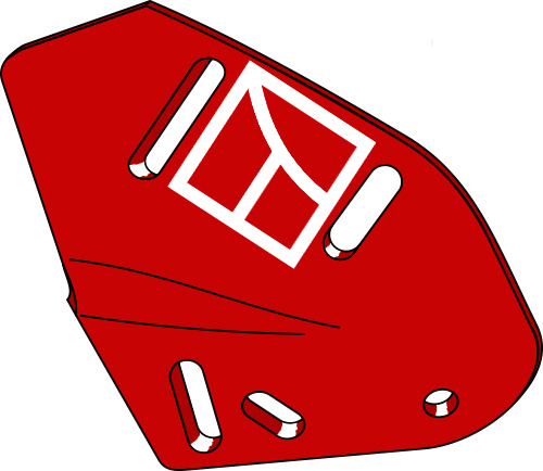 Halter für Einlegeblech - rechts geeignet für: Vogel u. Noot Körper Typ WXL430 ©-PLUS