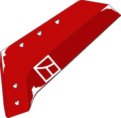 Wechselspitzenschar - 18'' - links geeignet für: Amazone Pflugteile