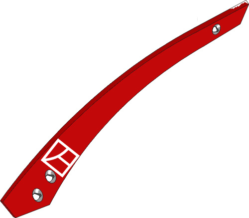 Streichblech-Streifen - links geeignet für: Vogel und Noot plow parts