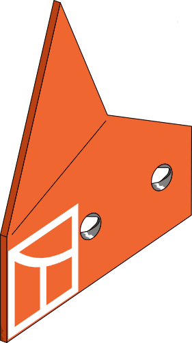 Нож полевой доски - правый geeignet für: Naud Тип корпуса H54A