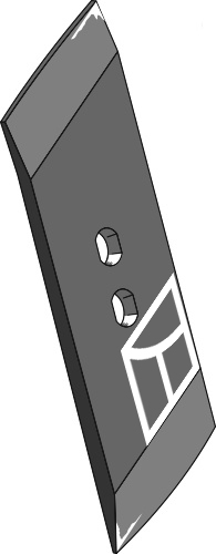 Wechselspitze M1010 - links geeignet für: Krone plow parts