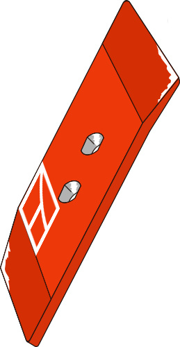 Dziób wymienny - prawy geeignet für: Niemeyer Typ korpusu pługa ENU18G