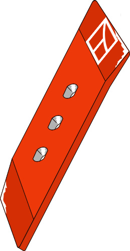 Wechselspitze 12mm - rechts geeignet für: Niemeyer plow parts