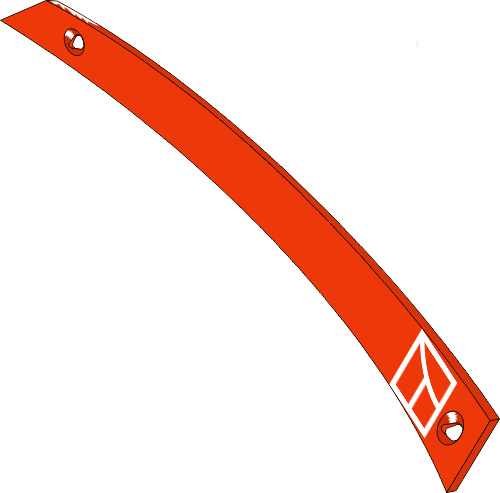 Streichblech-Streifen - rechts geeignet für: Niemeyer Pflugteile