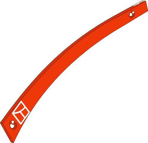 Streichblech-Streifen - links geeignet für: Niemeyer plow parts