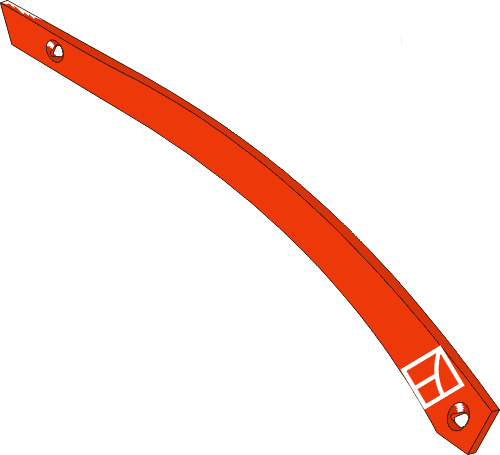 Streichblech-Streifen - rechts geeignet für: Niemeyer Детали для плугов