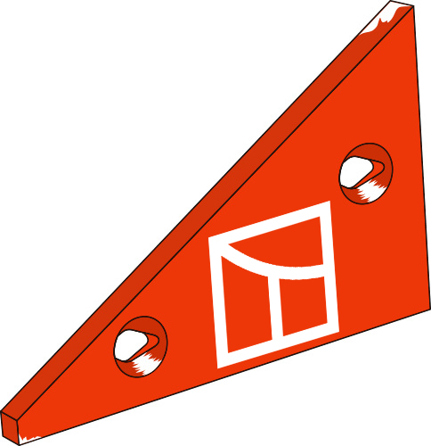 Nakładka płozy geeignet für: Niemeyer Typ korpusu pługa ENU18G