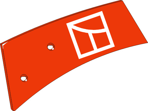 Einlegeblech - links geeignet für: Niemeyer Körper Typ NU18G