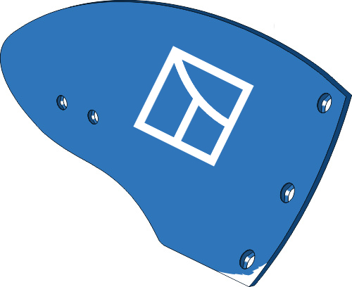 Streichblech-Hinterteil HNK140R - rechts geeignet für: Frost Körper Typ HNK140