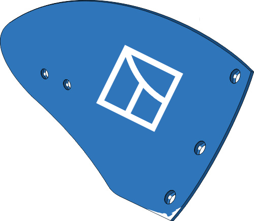 Streichblech-Hinterteil UNK336R - rechts geeignet für: Frost Körper Typ UNK336