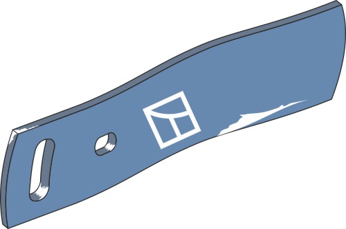 Streichblech-Verlängerung - links geeignet für: Frost Детали для плугов