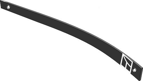 Streichblech-Streifen - rechts geeignet für: Pöttinger Körper Typ 35WSS