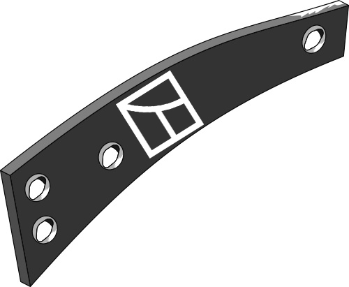 Streichblech-Streifen - links geeignet für: Pöttinger plow parts