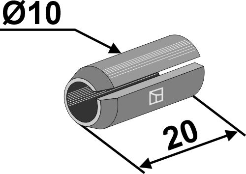 Spannstift - Ø10x20 ISO8752