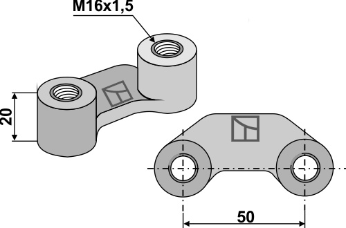 Bügelmutter - M16x1,5