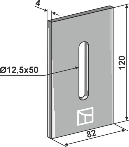 Abstreiferblech für Packerwalzen geeignet für: Kverneland skrobaki metalowe