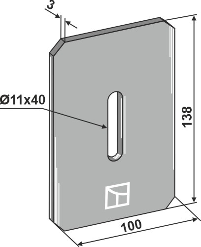 Abstreiferblech für Packerwalzen geeignet für: Lely Чистики