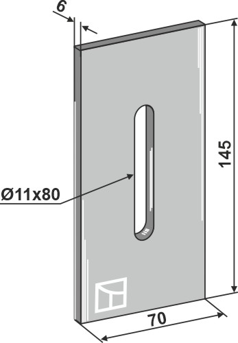 Abstreiferblech für Packerwalzen geeignet für: Niemeyer Чистики