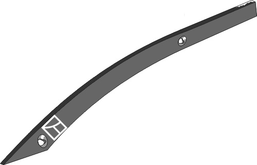 Streichblech-Streifen - links geeignet für: Krone plow parts