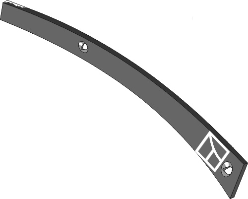 Streichblech-Streifen - rechts geeignet für: Krone Ploegdelen 